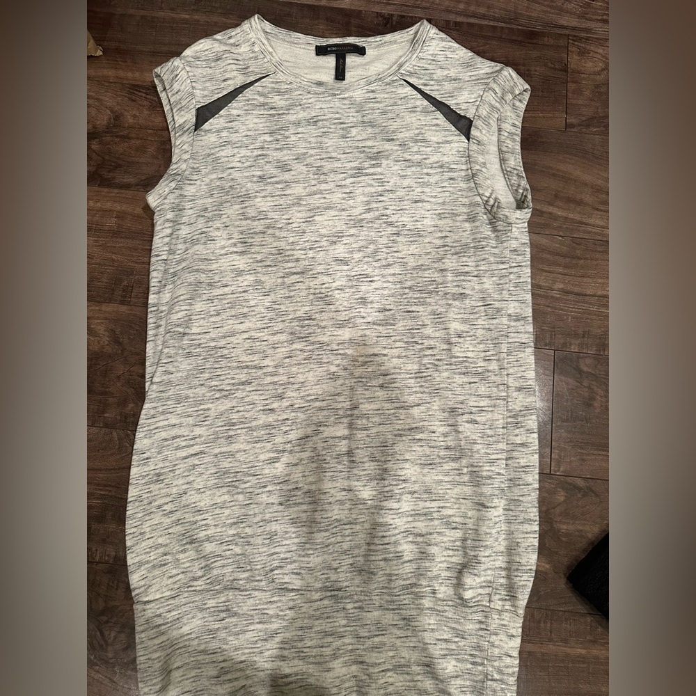 BCBGMaxAzria Gray Sleeveless Dress